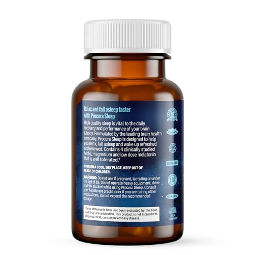 Procera Sleep bottle – back label