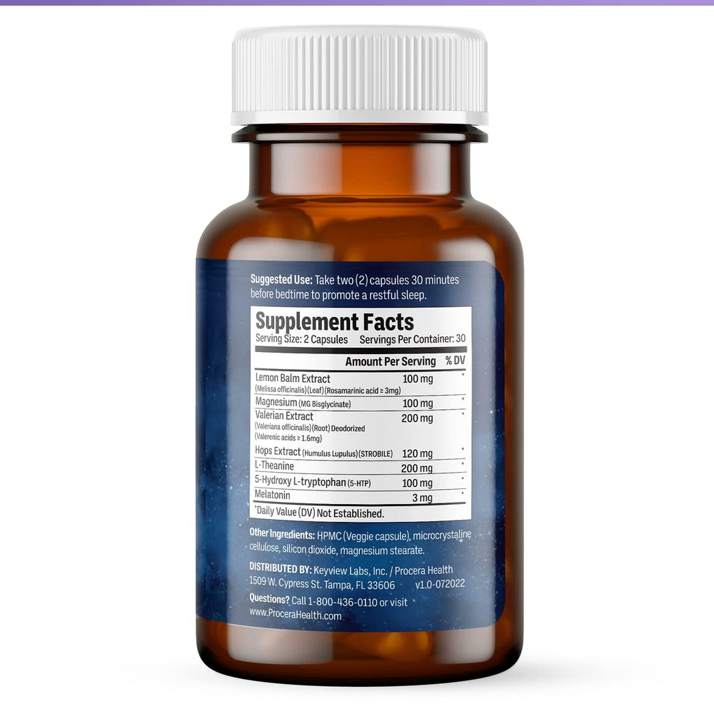 Procera Sleep ingredients: Theanine