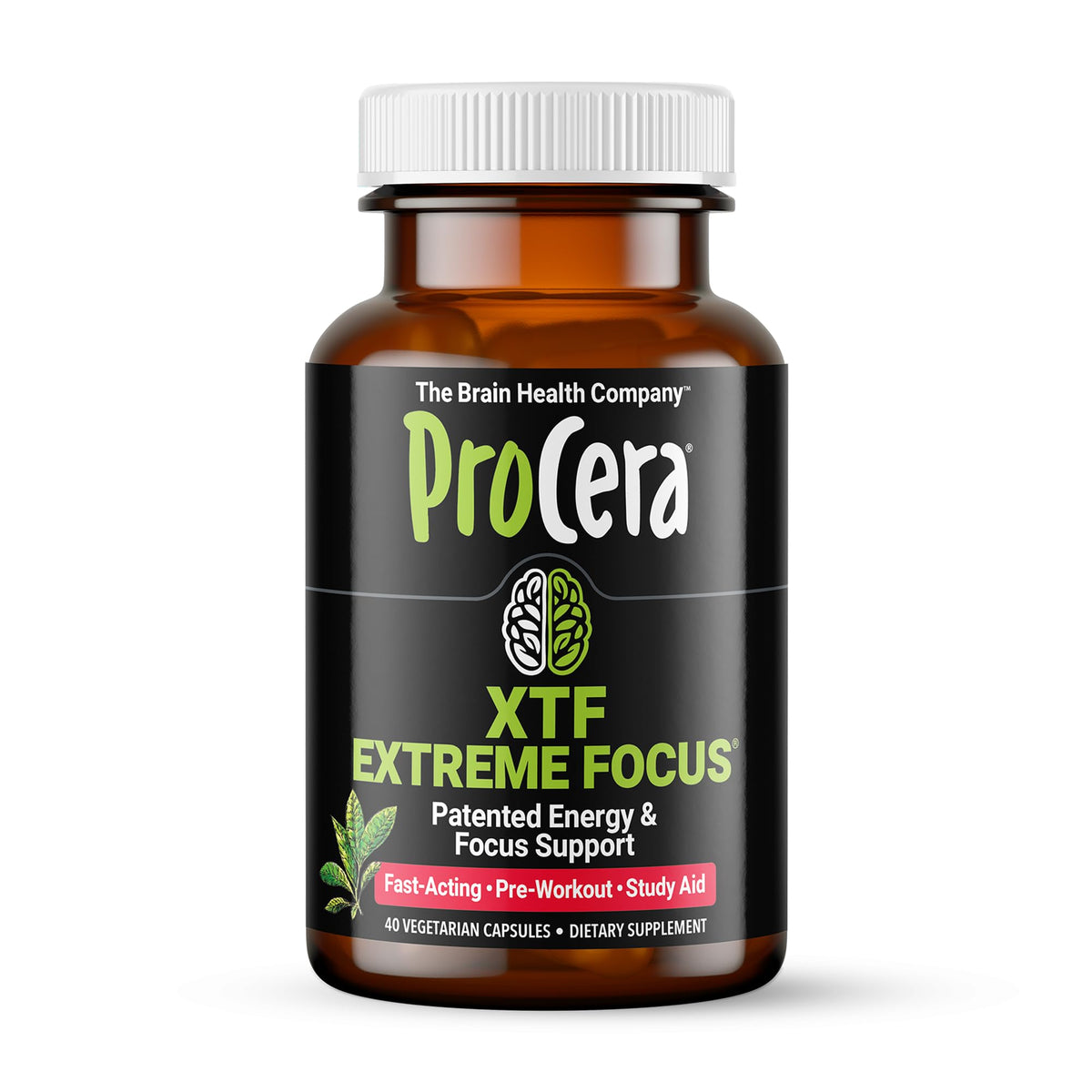 Procera XTF bottle pour highlights study-focused energy for sessions