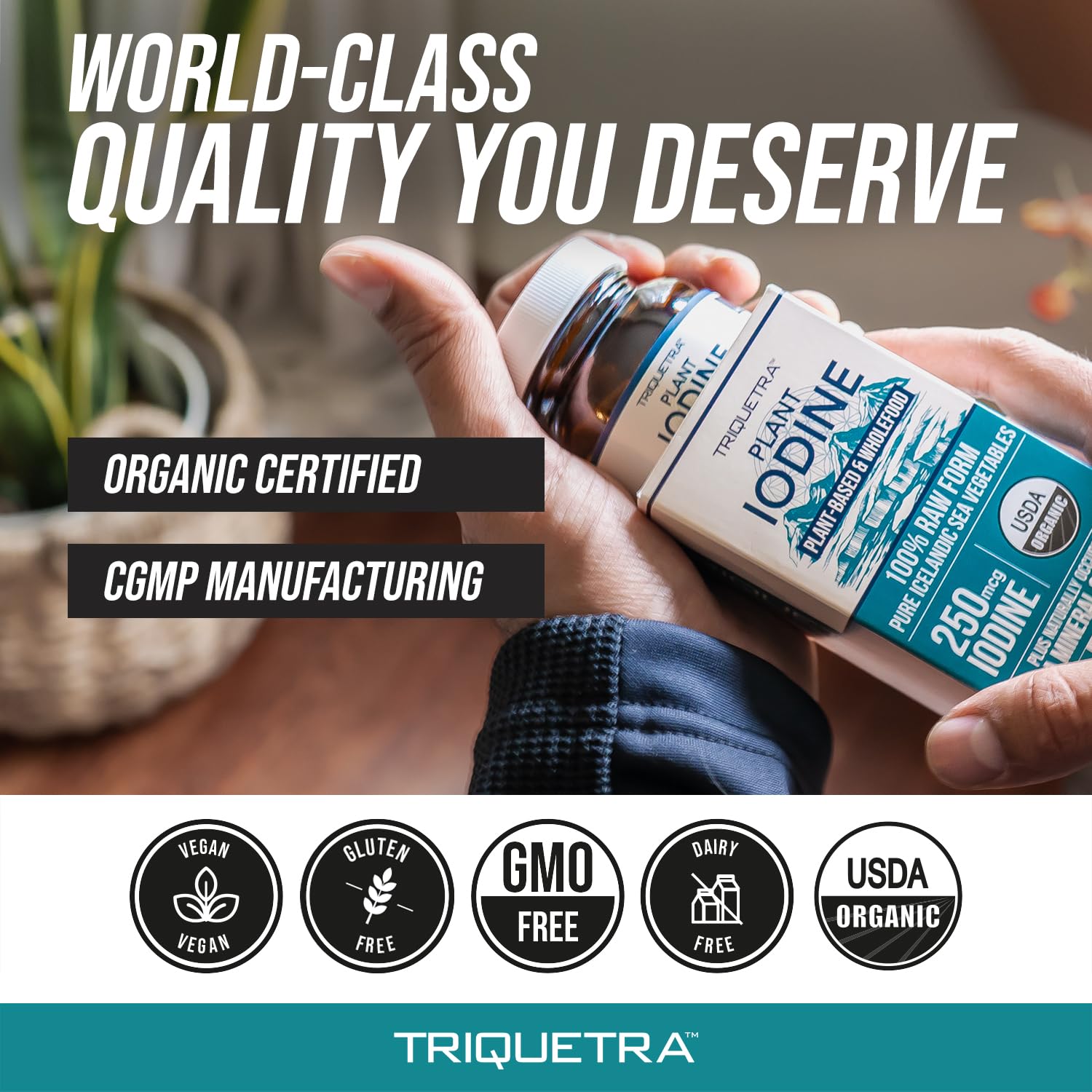 Product packaging and label for Iodine Plus