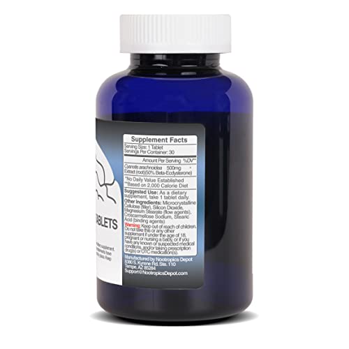 30-count bottle packaging for Beta Ecdysterone tablets