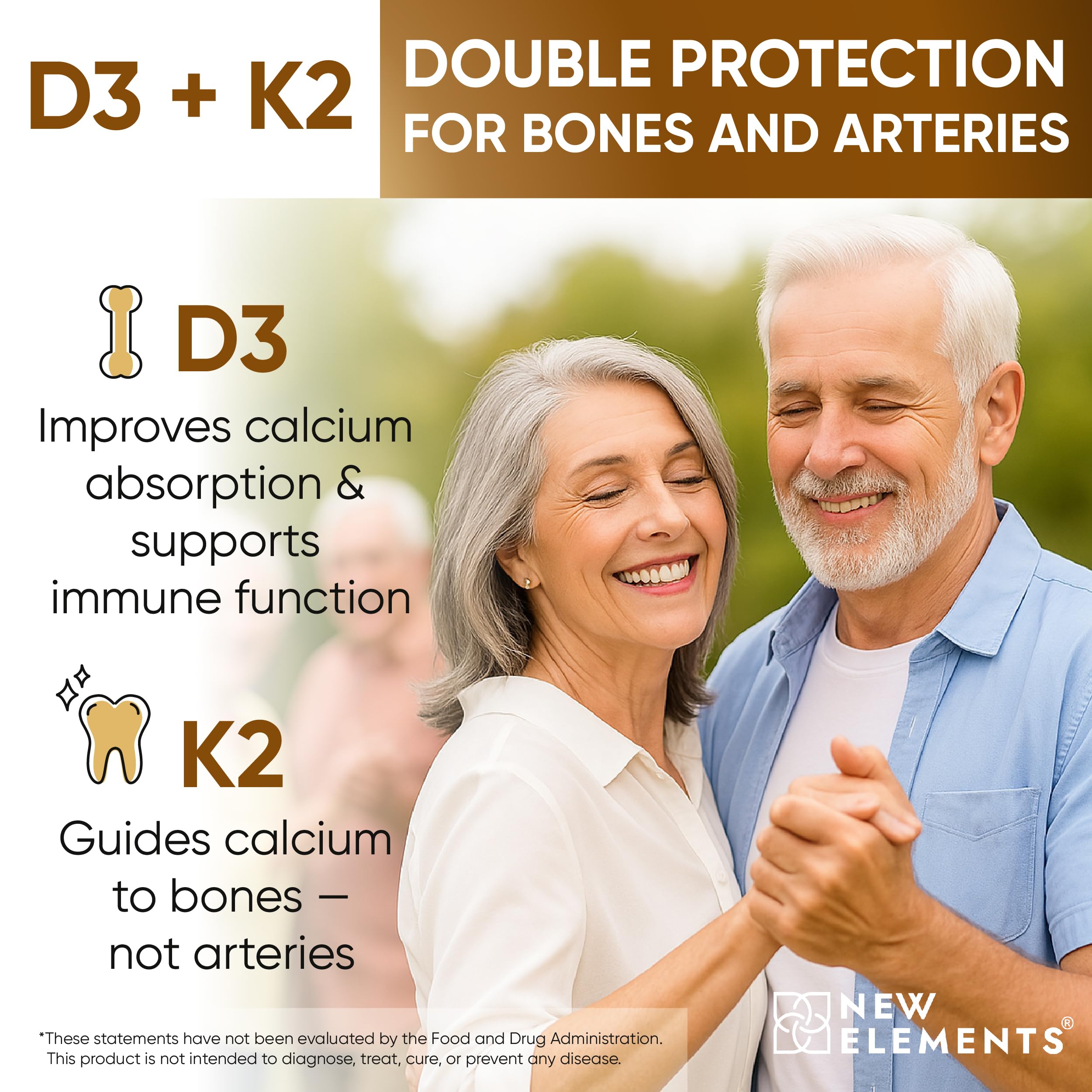 Product packaging front view with branding and logo