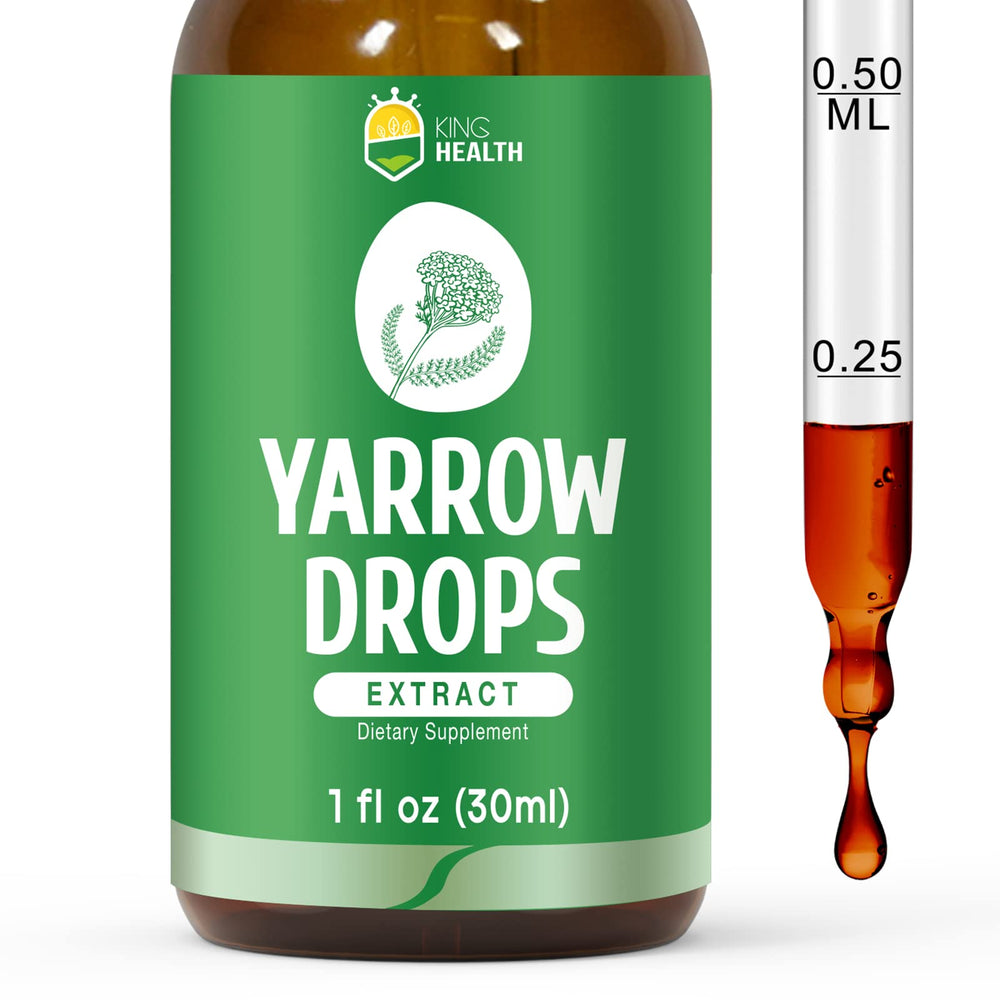 KingHealth Yarrow tincture packaging and bottle