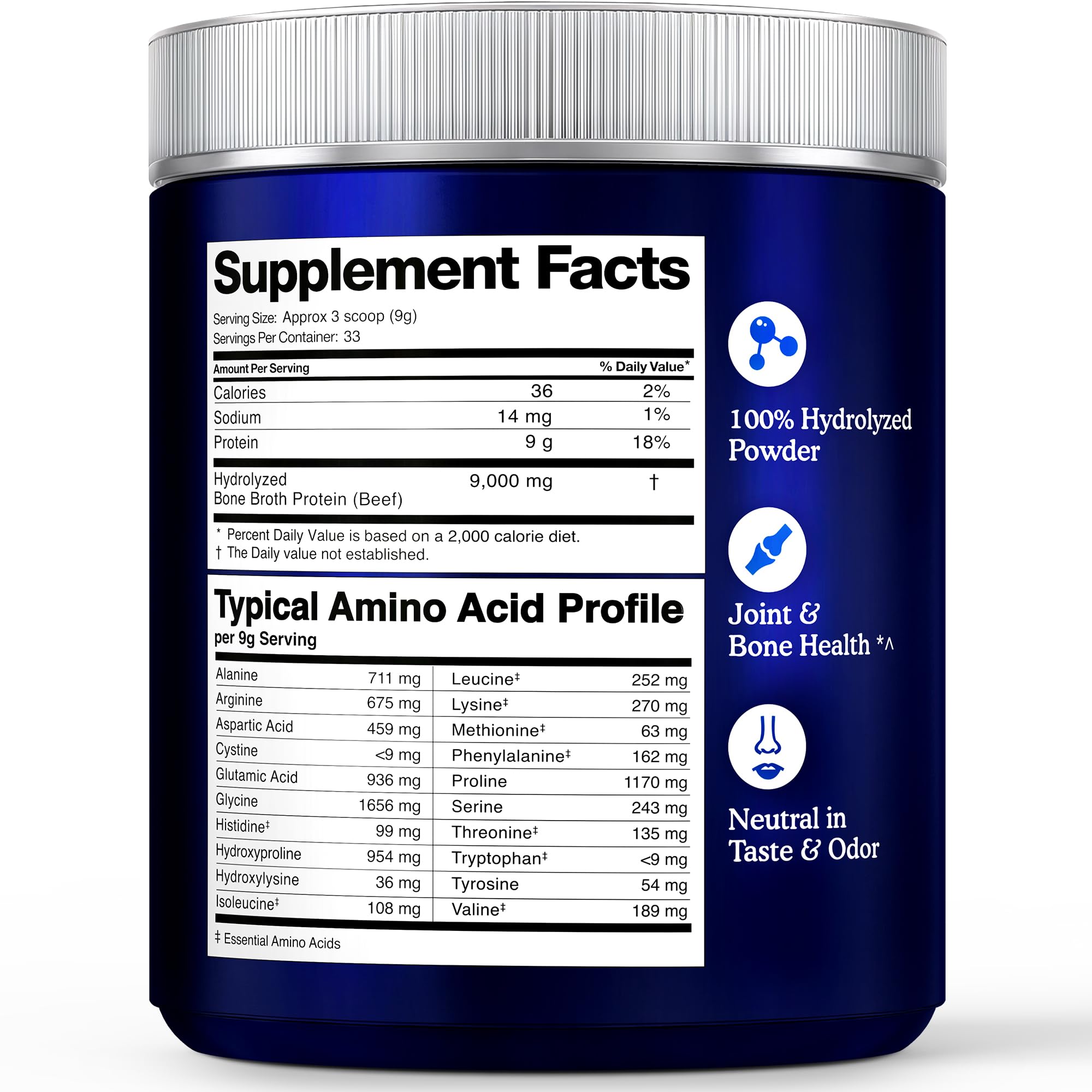 Powder being mixed into coffee or smoothie