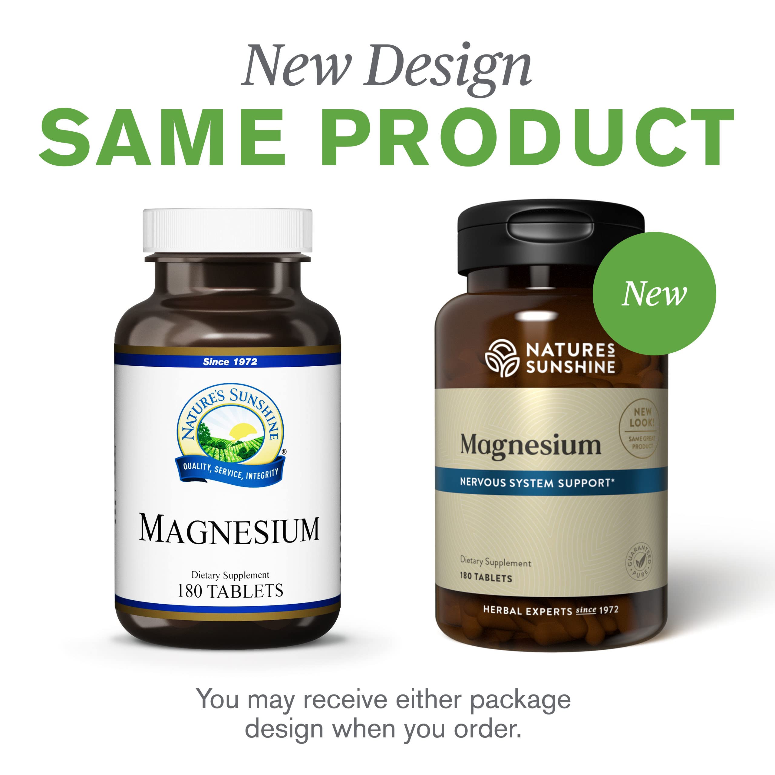 Product packaging showing dosage and 180 tablets