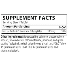 Close-up view of Proferrin ES tablets