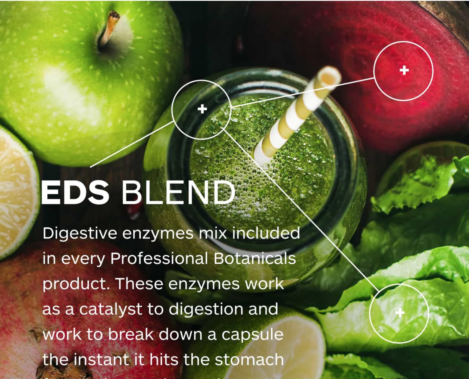 Antioxidant and immune support ingredients visualization