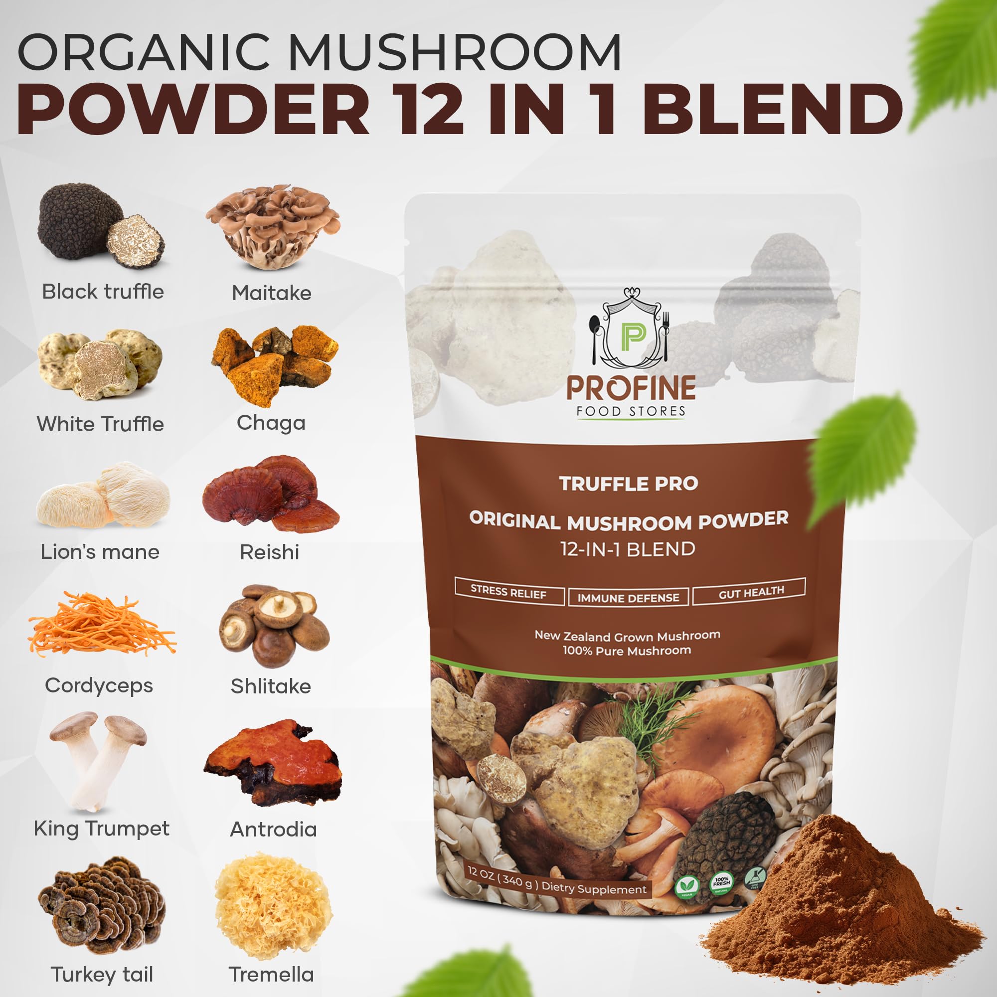 Packaging with USDA Organic, Non-GMO, Gluten-Free certification icons