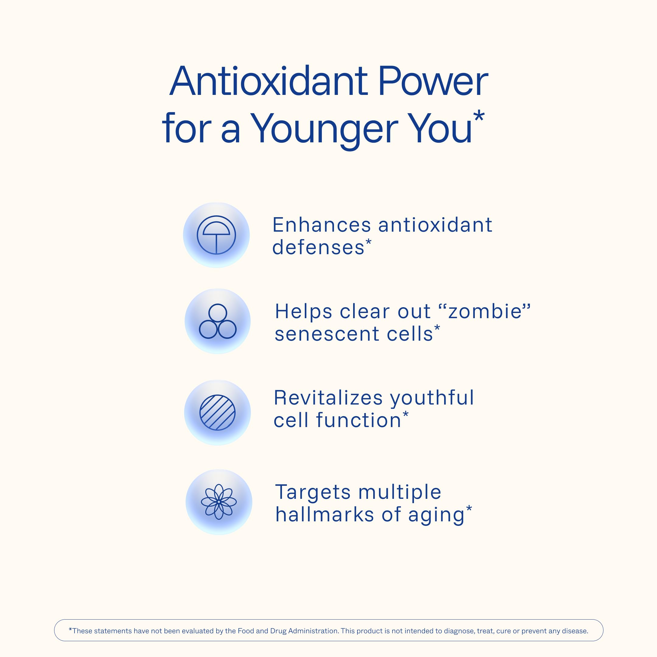 ProHealth Fisetin ingredients panel
