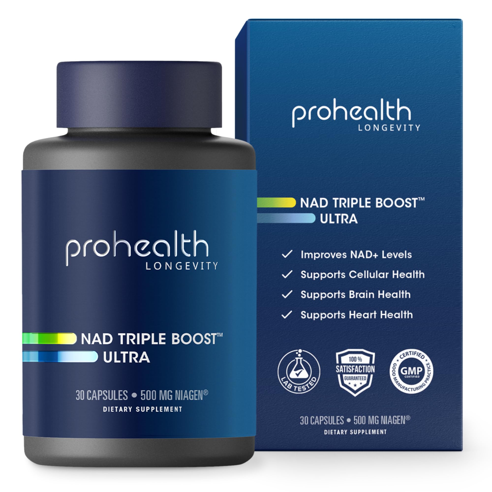 ProHealth NAD Triple Boost Ultra bottle – front view