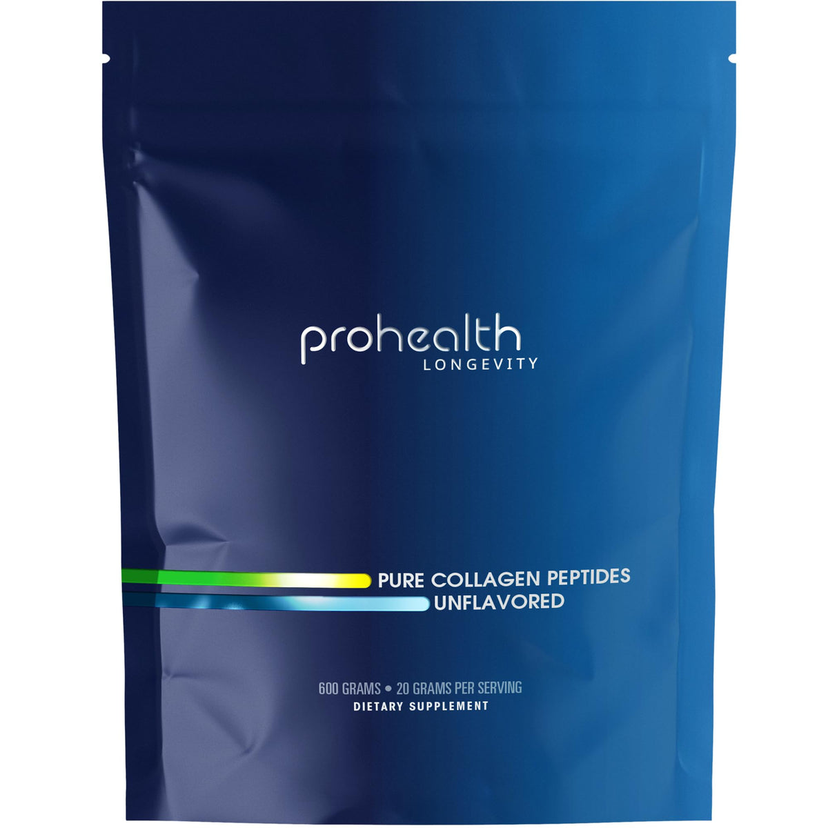 ProHealth Pure Collagen Peptides Powder 600g bottle with scoop