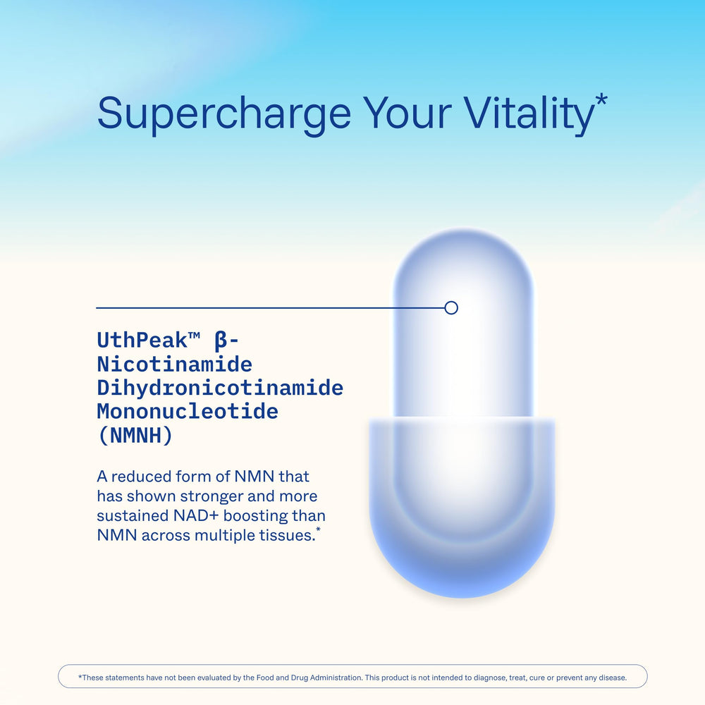 Lifestyle image promoting energy and vitality with NMNH