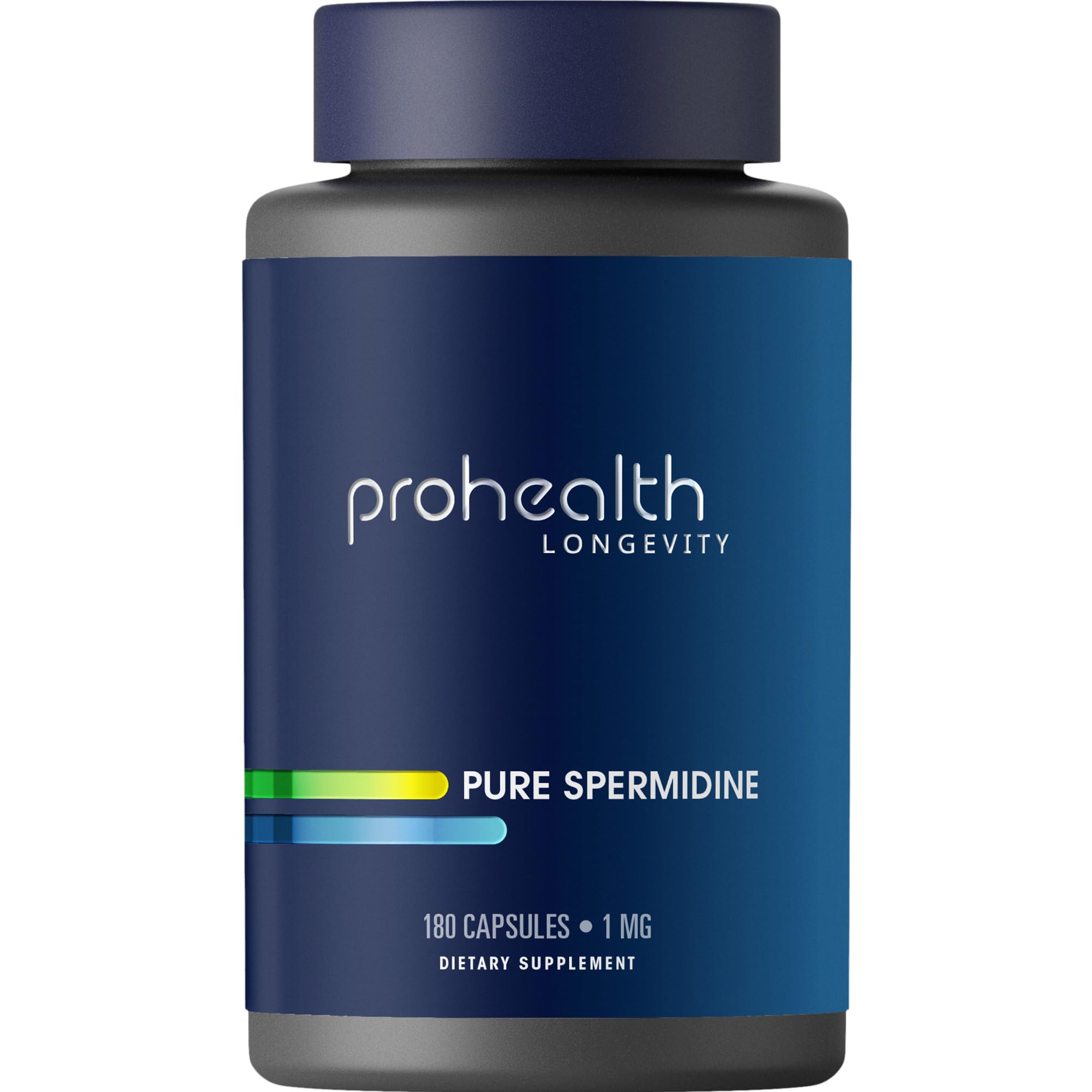 ProHealth Pure Spermidine 1 mg bottle with 180 capsules