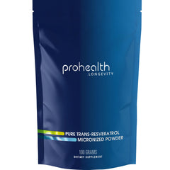 ProHealth Trans-Resveratrol Powder 100 g label