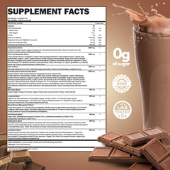 Bottle close-up of Project AD AD1 chocolate flavor