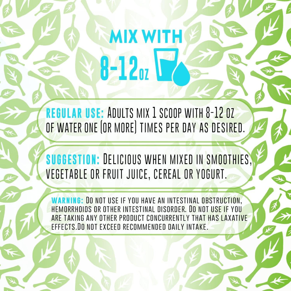 Project AD Fiber+ dissolving in water, convenient mix for digestive regularity on the go.