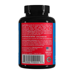 100-count bottle of ProLab Caffeine Tablets on white background