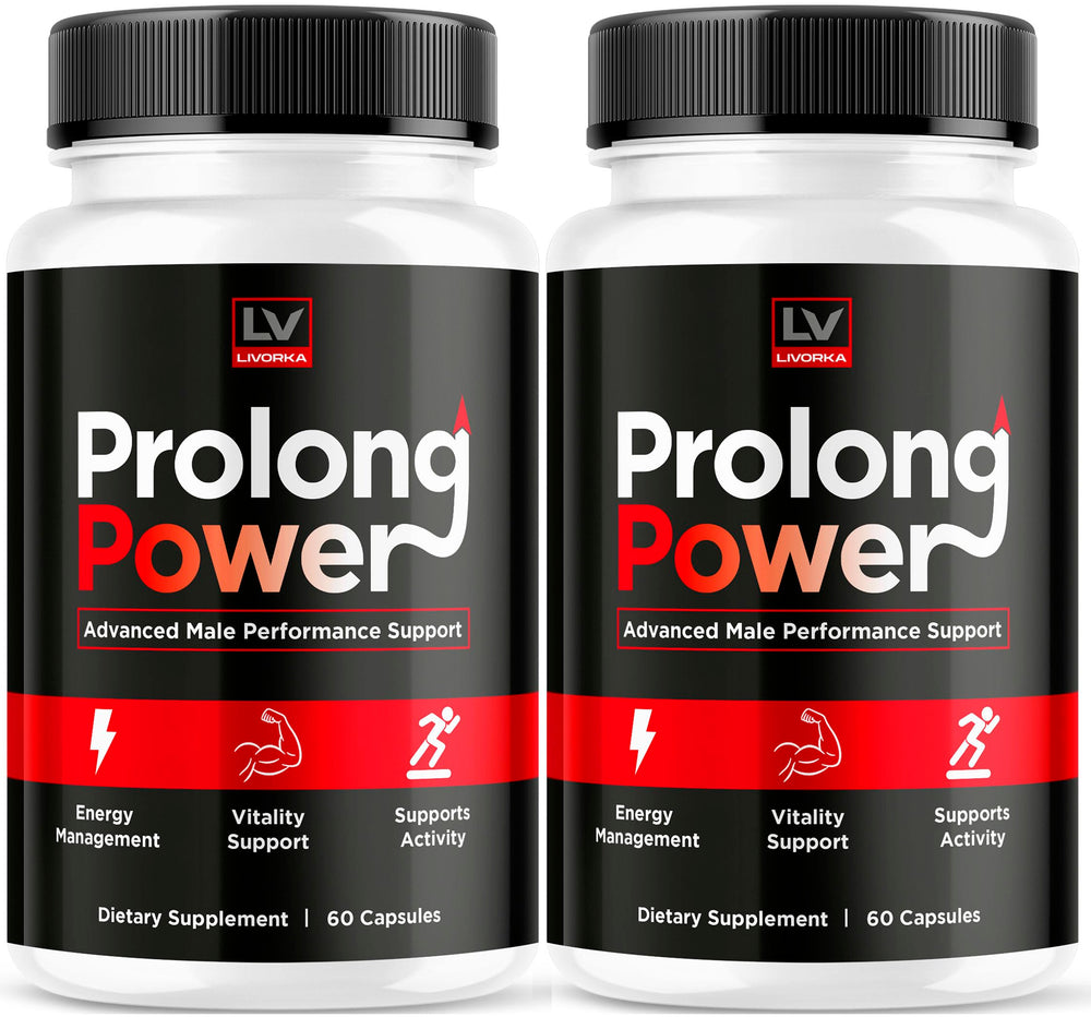Front view of Prolong Power Pills for Men 2 Pack (120 pills)