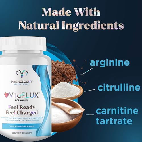 L-Arginine ingredient close-up in VitaFLUX formula