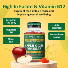 Promethean Wellness ACV Pro Gummies gummy close-up showing smooth texture.