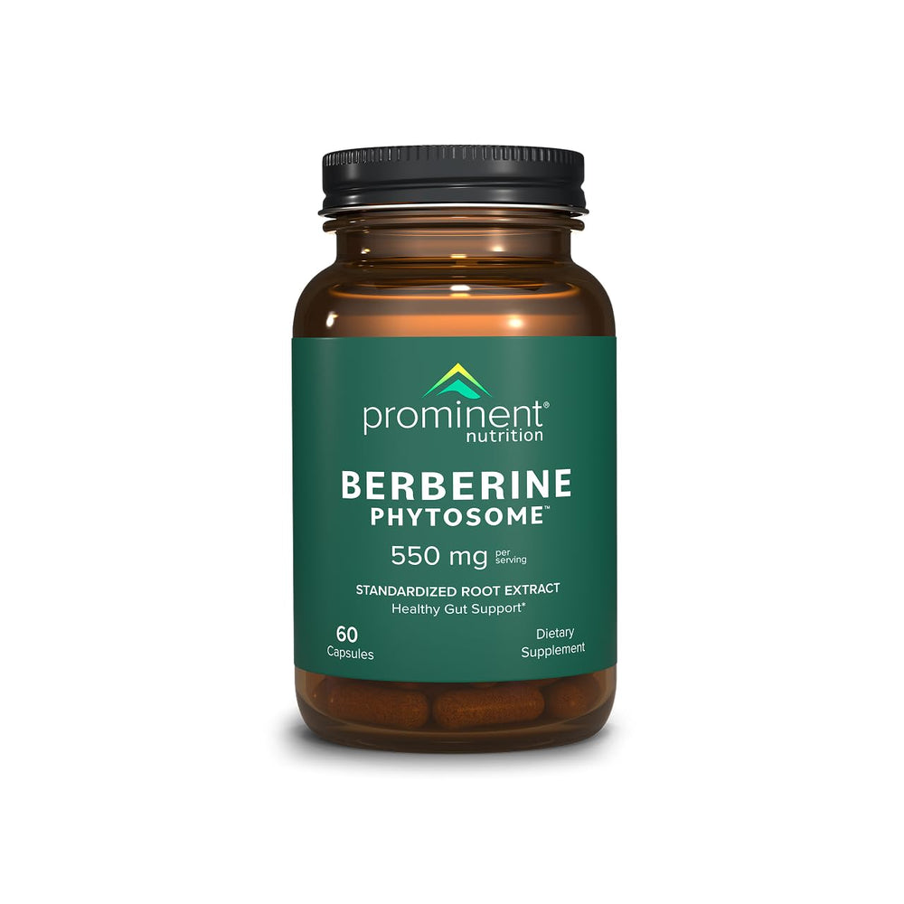 Prominent Nutrition Berberine Phytosome bottle label showing 550 mg and 60 count