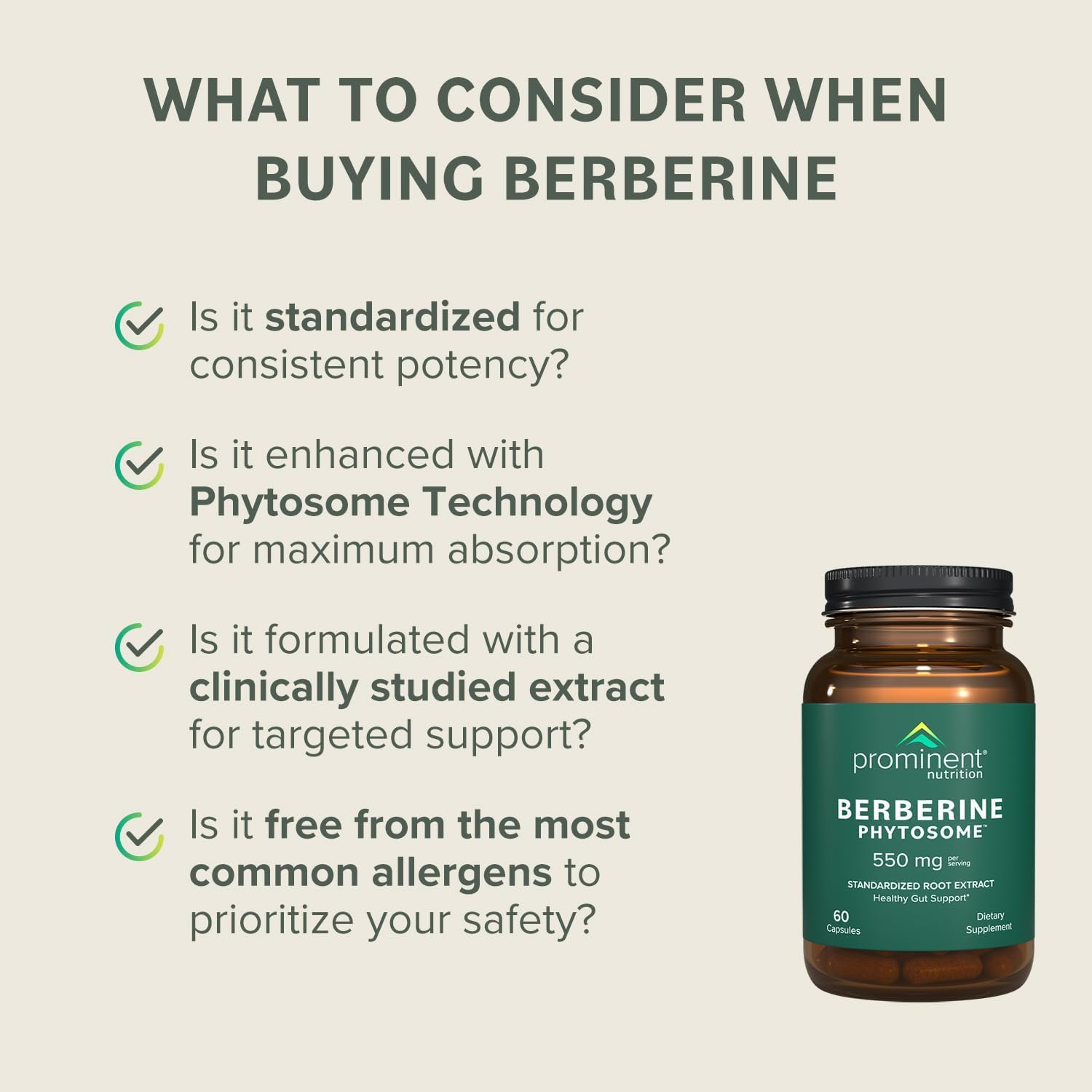 Prominent Nutrition Berberine Phytosome 60-count packaging