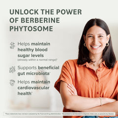 Product label close up showing Berberine Phytosome 550 mg