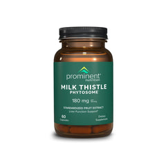 Bottle of Prominent Nutrition Milk Thistle Phytosome 60 capsules