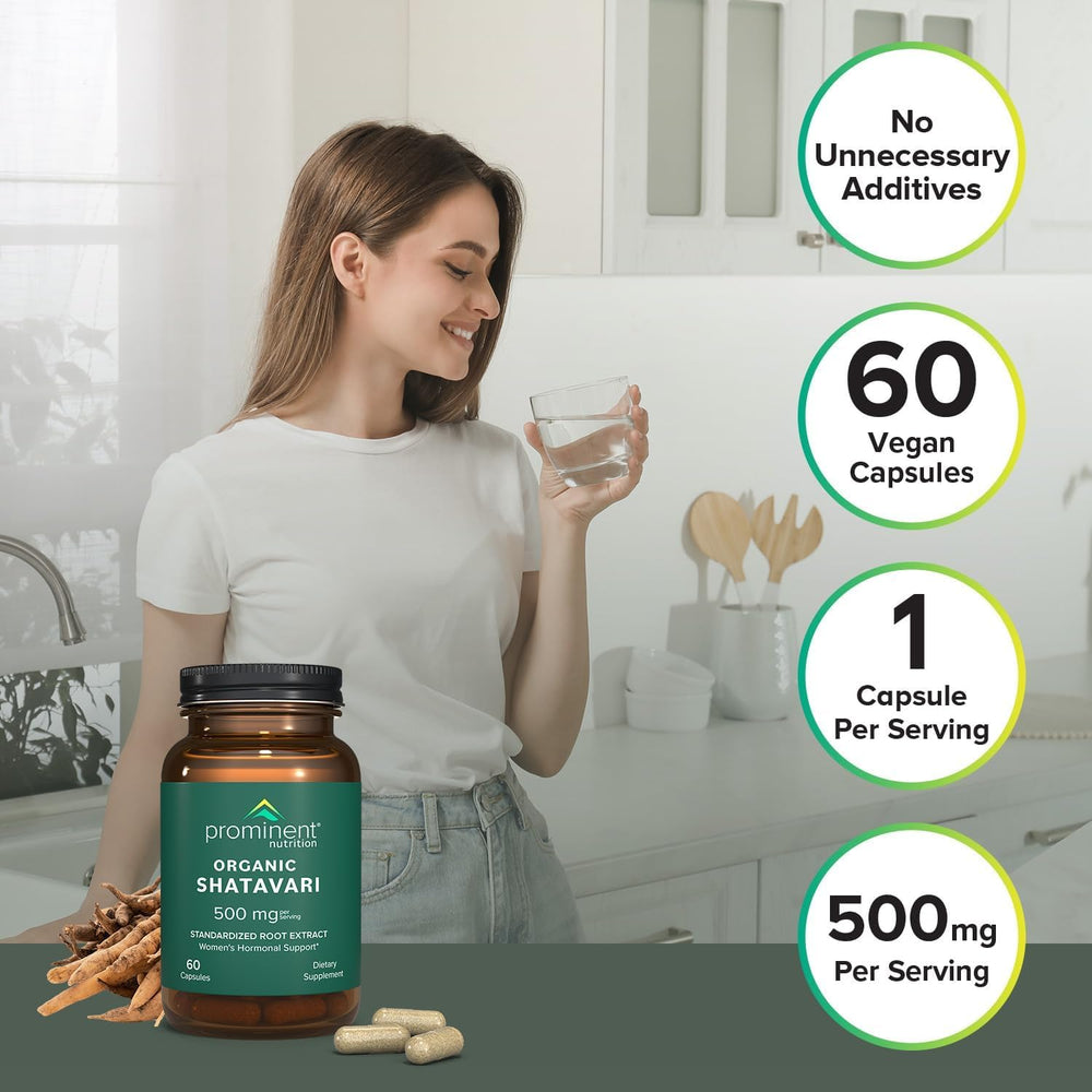 Concept image illustrating hormonal balance with Shatavari