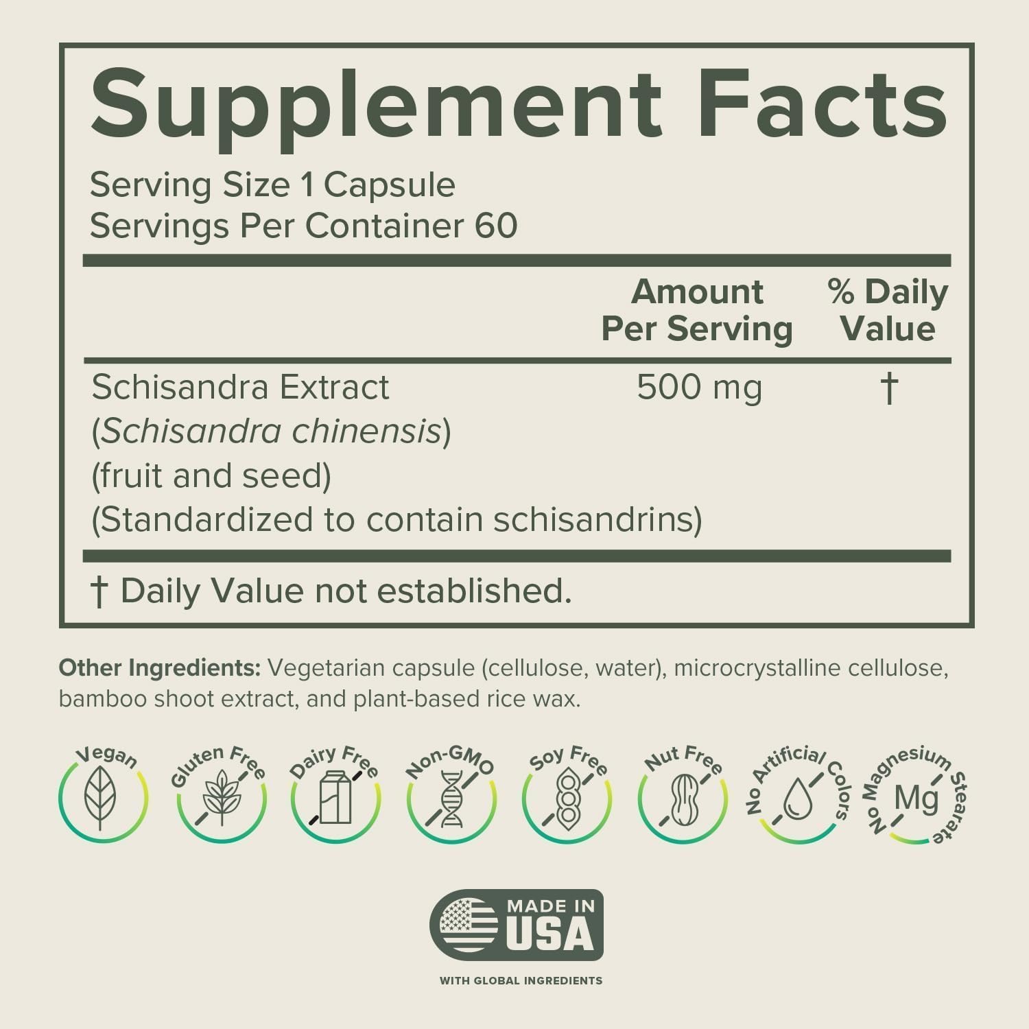 Prominent Nutrition Schisandra Berry Extract 2-pack bottle