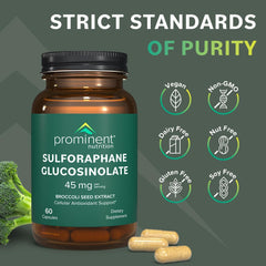 Ingredient list showing vegan and gluten-free labels