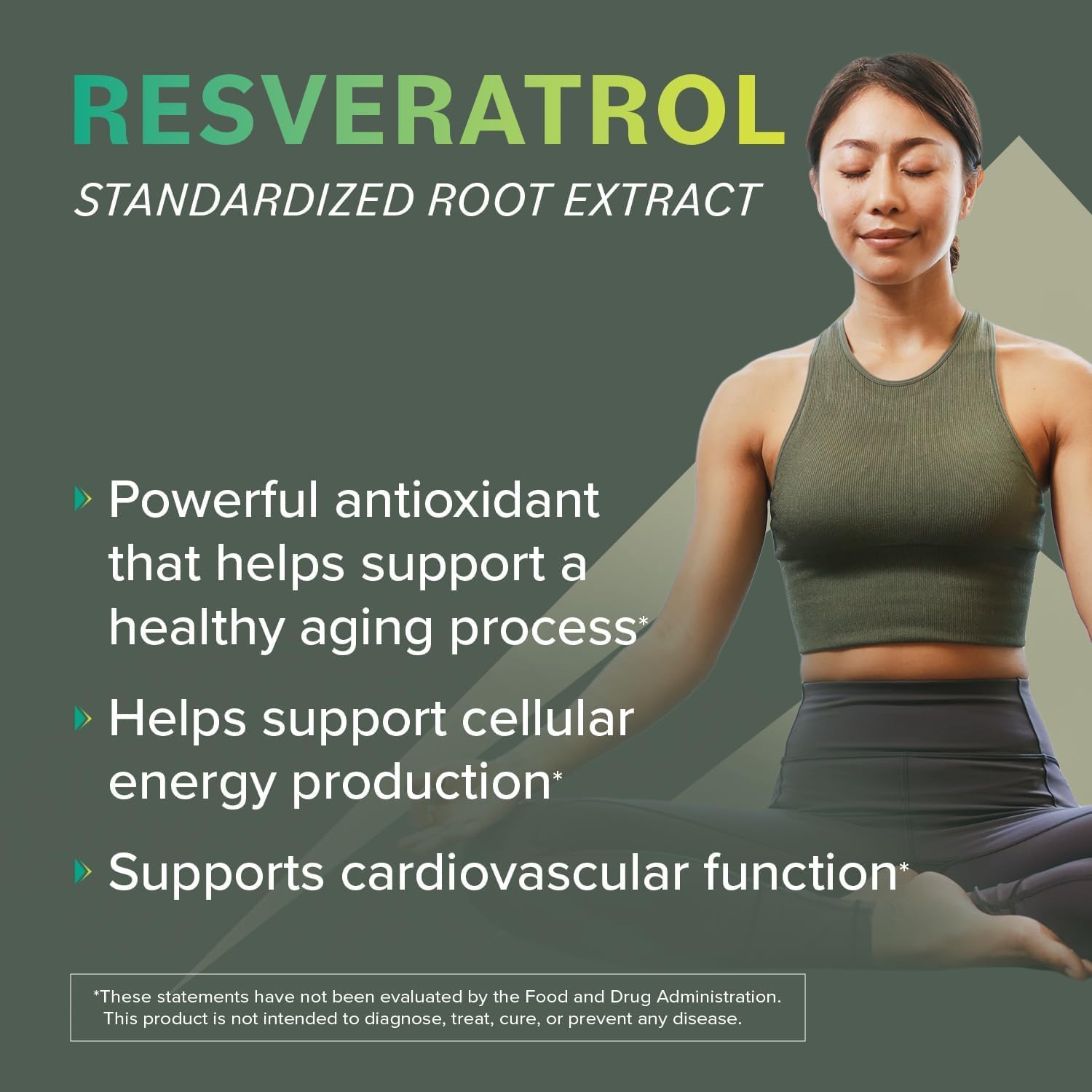 Two vegetarian capsules per serving for Prominent Resveratrol
