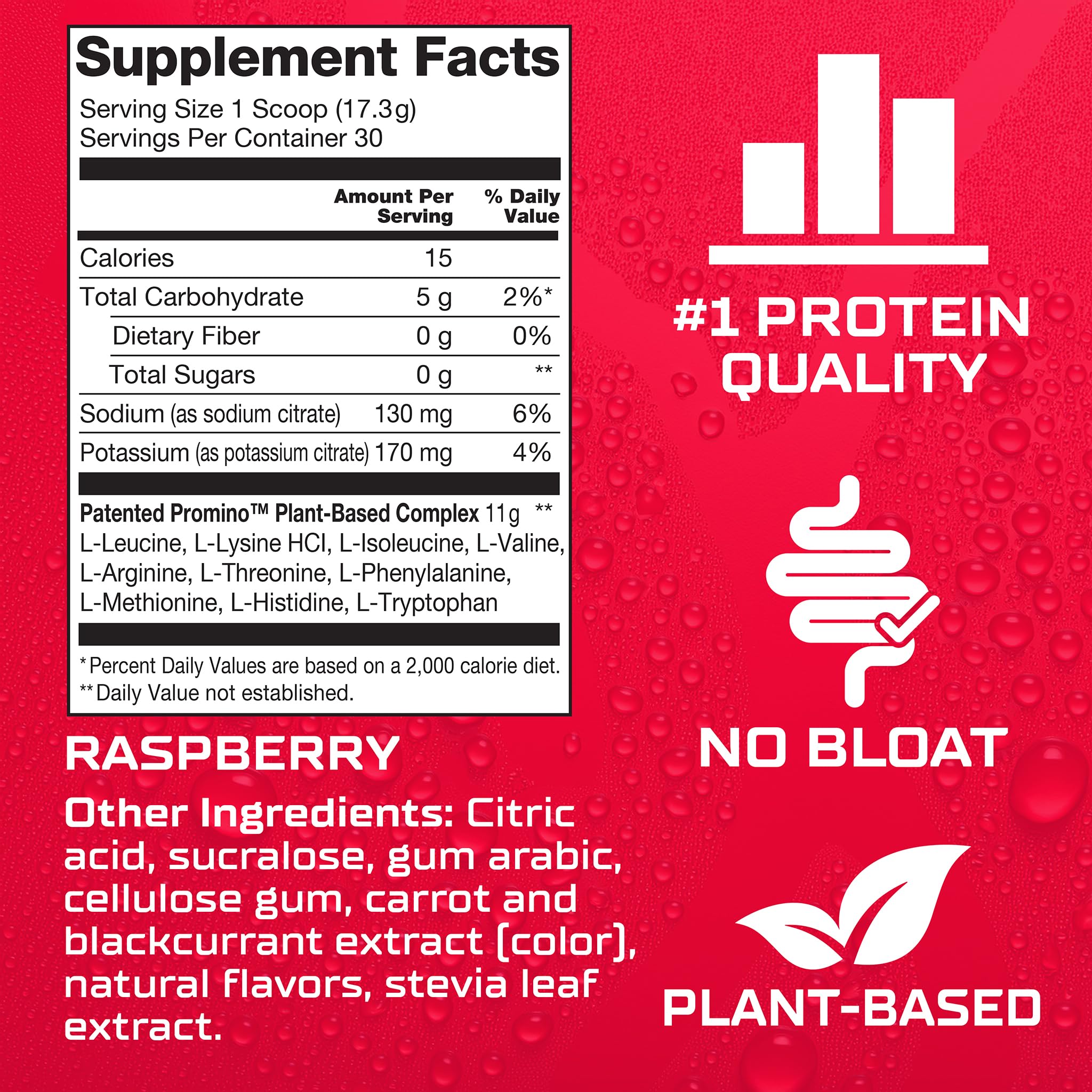 Promino EAA/BCAA blend emphasizes muscle protein synthesis support