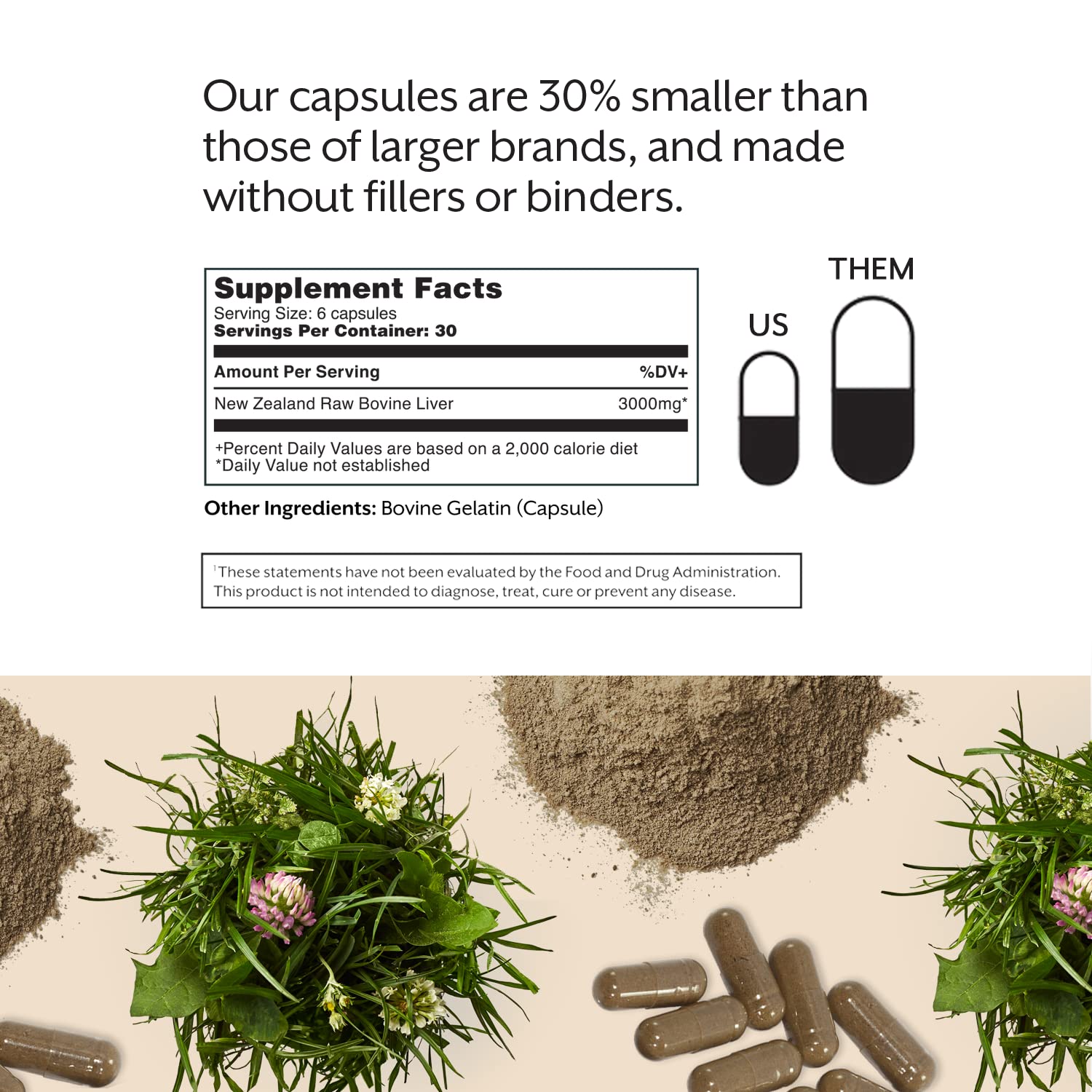 New Zealand grass-fed source for ProMix Liver Supplement