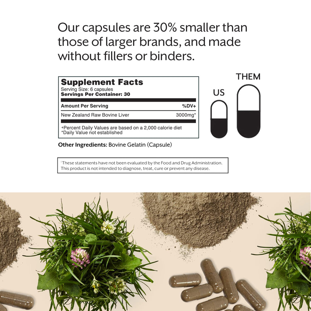 New Zealand grass-fed source for ProMix Liver Supplement