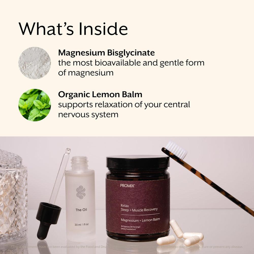 Promix Nutrition Relax 90-capsule bottle front view