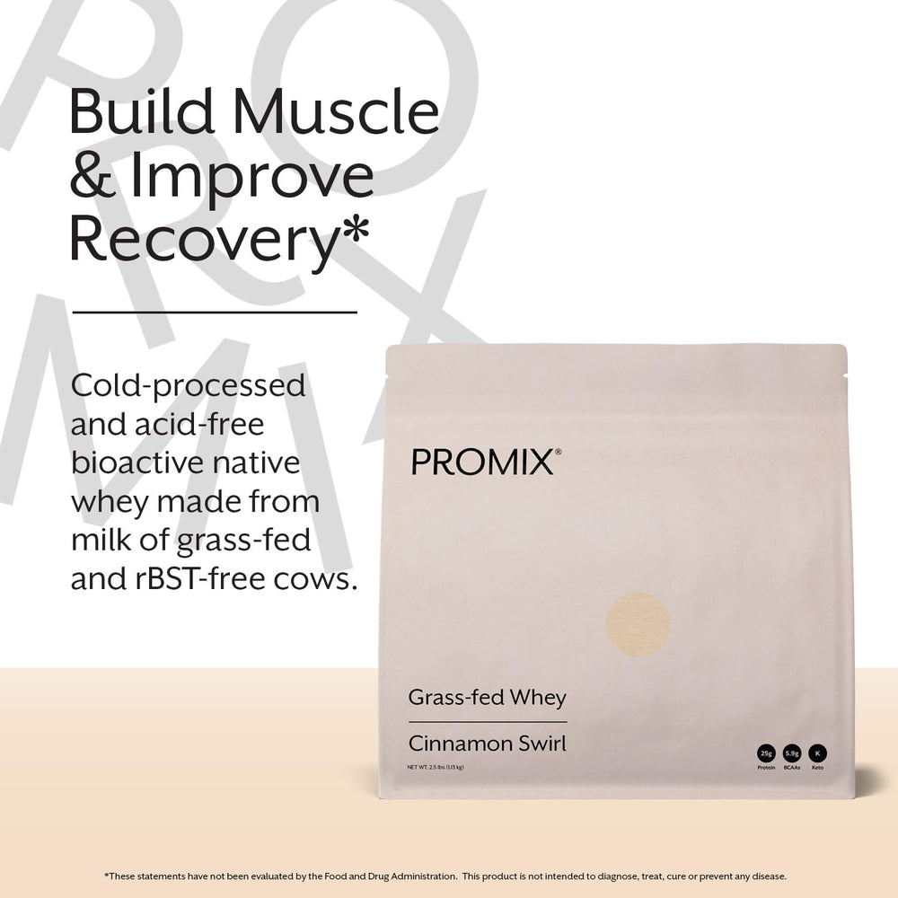 ProMix Nutrition powder in a glass shows easy post-workout shake blending.