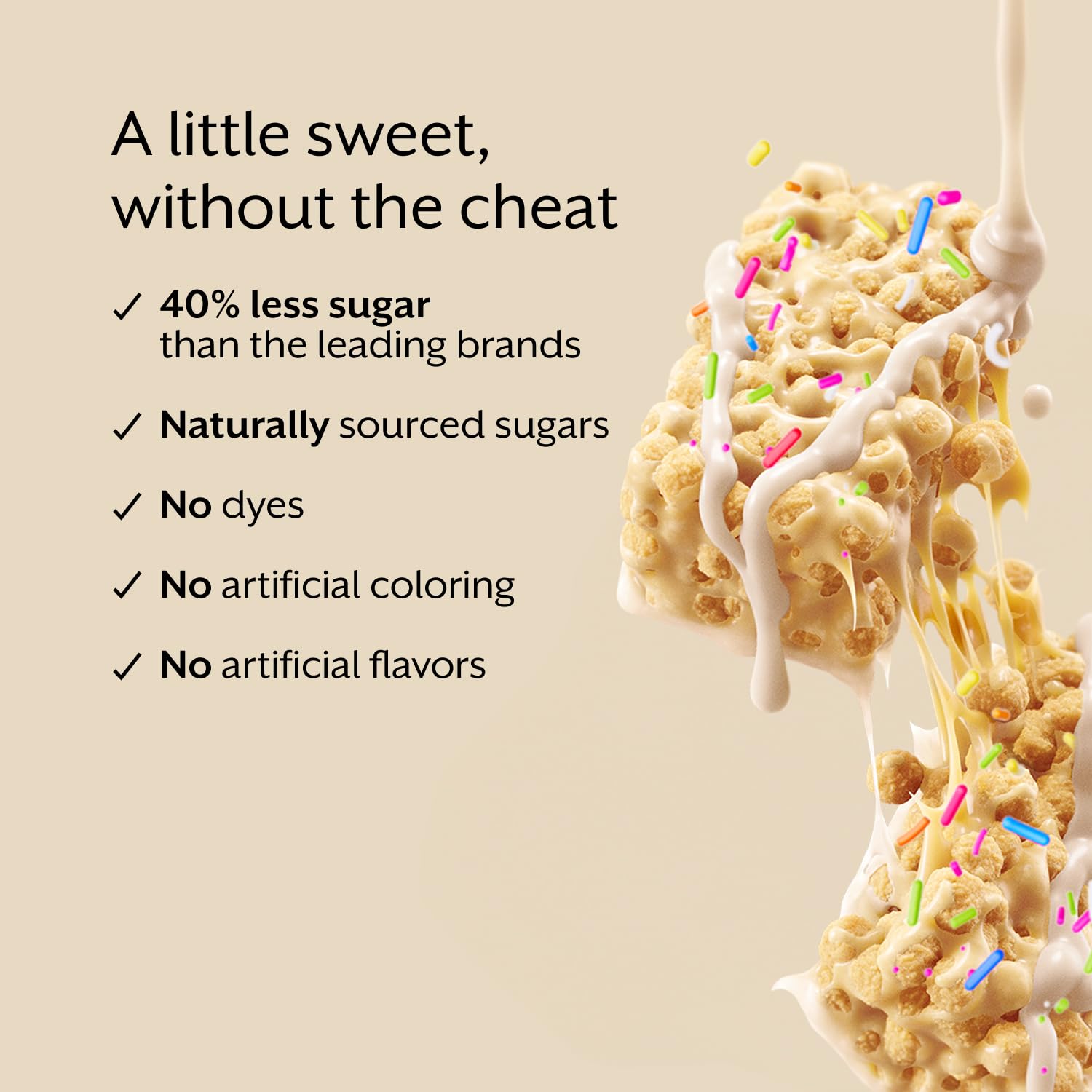 Close-up of marshmallow center and crisp texture of Puff Bars
