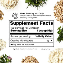 Gluten-free and soy-free Promix Creatine ingredients list