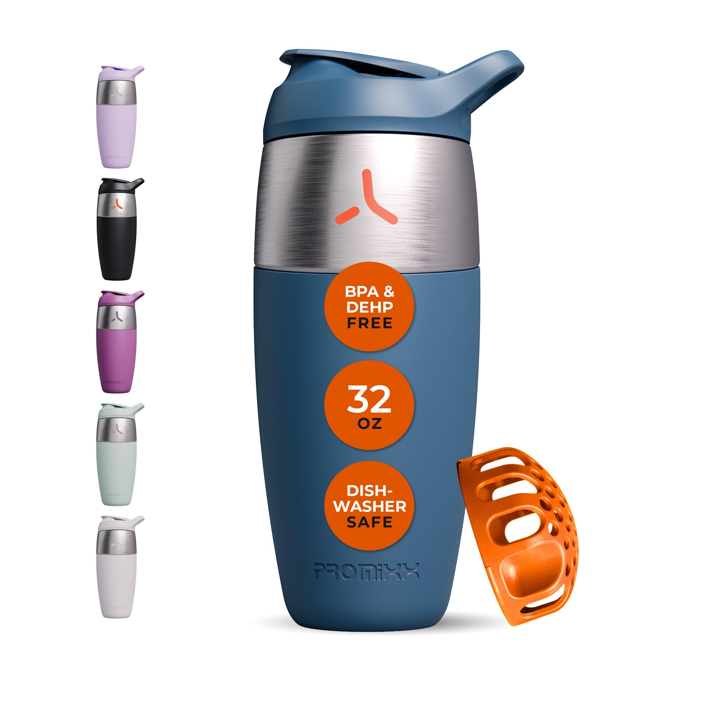 Promixx Pursuit 32oz bottle in midnight blue for large workouts and refueling