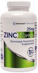 Bottle of ProOptic Zinc & Copper Formula 180 capsules