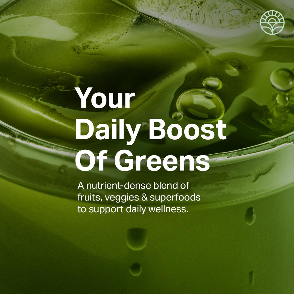 Proper Greens Daily Boost Apple Flavor packaging and tub