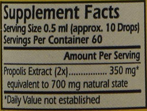 1 fl oz bottle with dropper cap and label detail