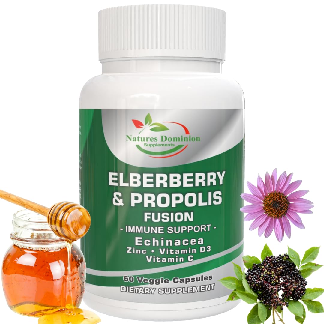 Elderberry and propolis blend for immune support
