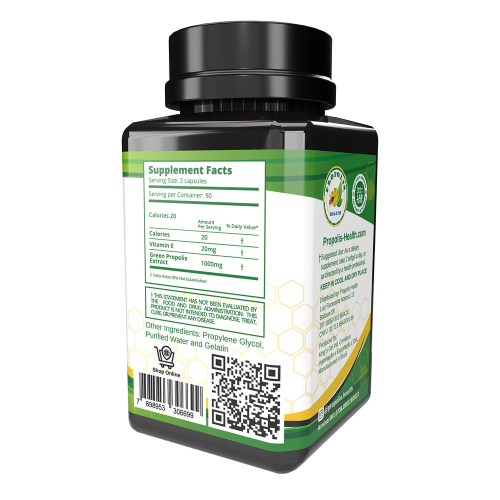 Premium ingredients and science concept image for Propolis Health