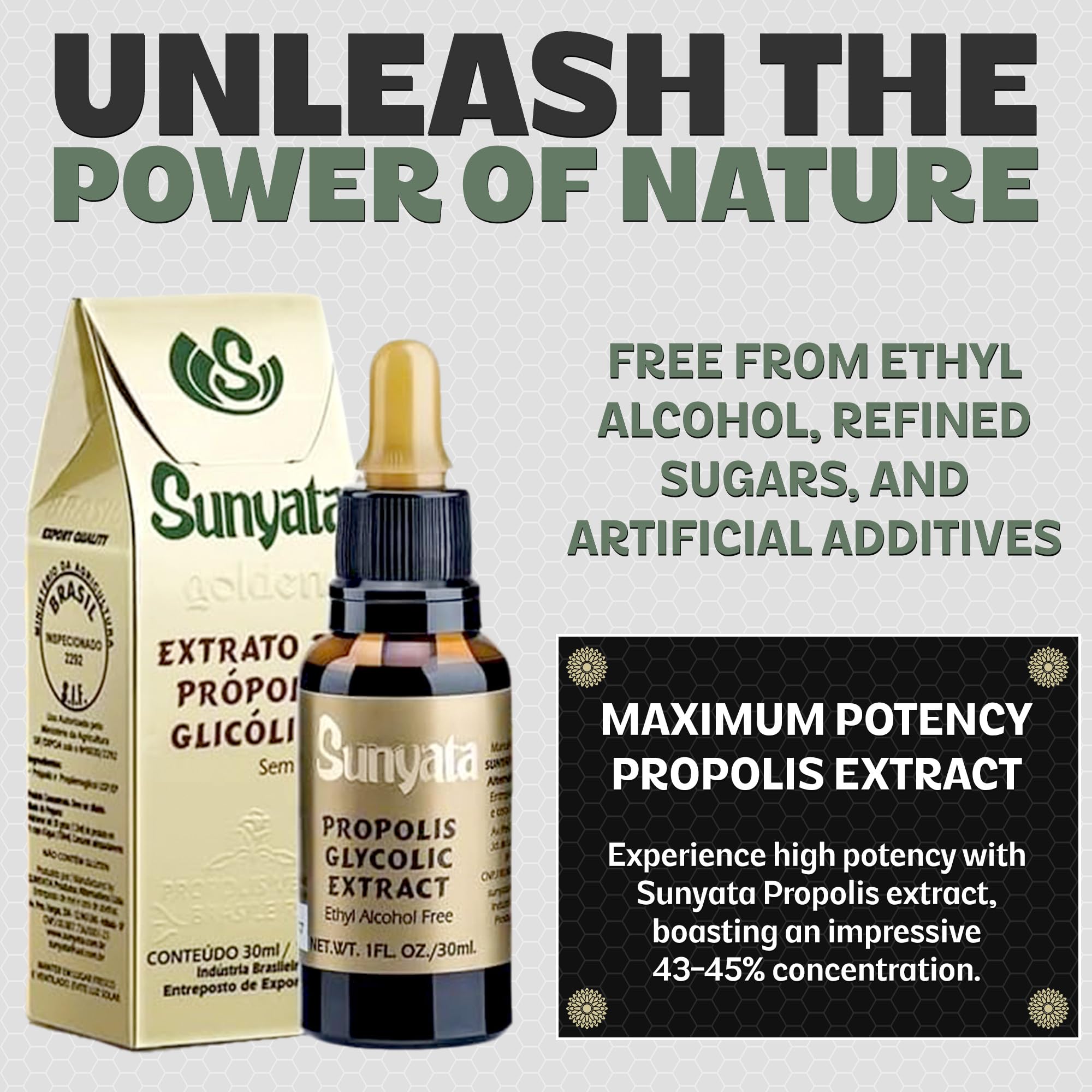 Alcohol-free propolis liquid extract