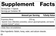Illustration showing Spanish moss ingredient in Prost-X