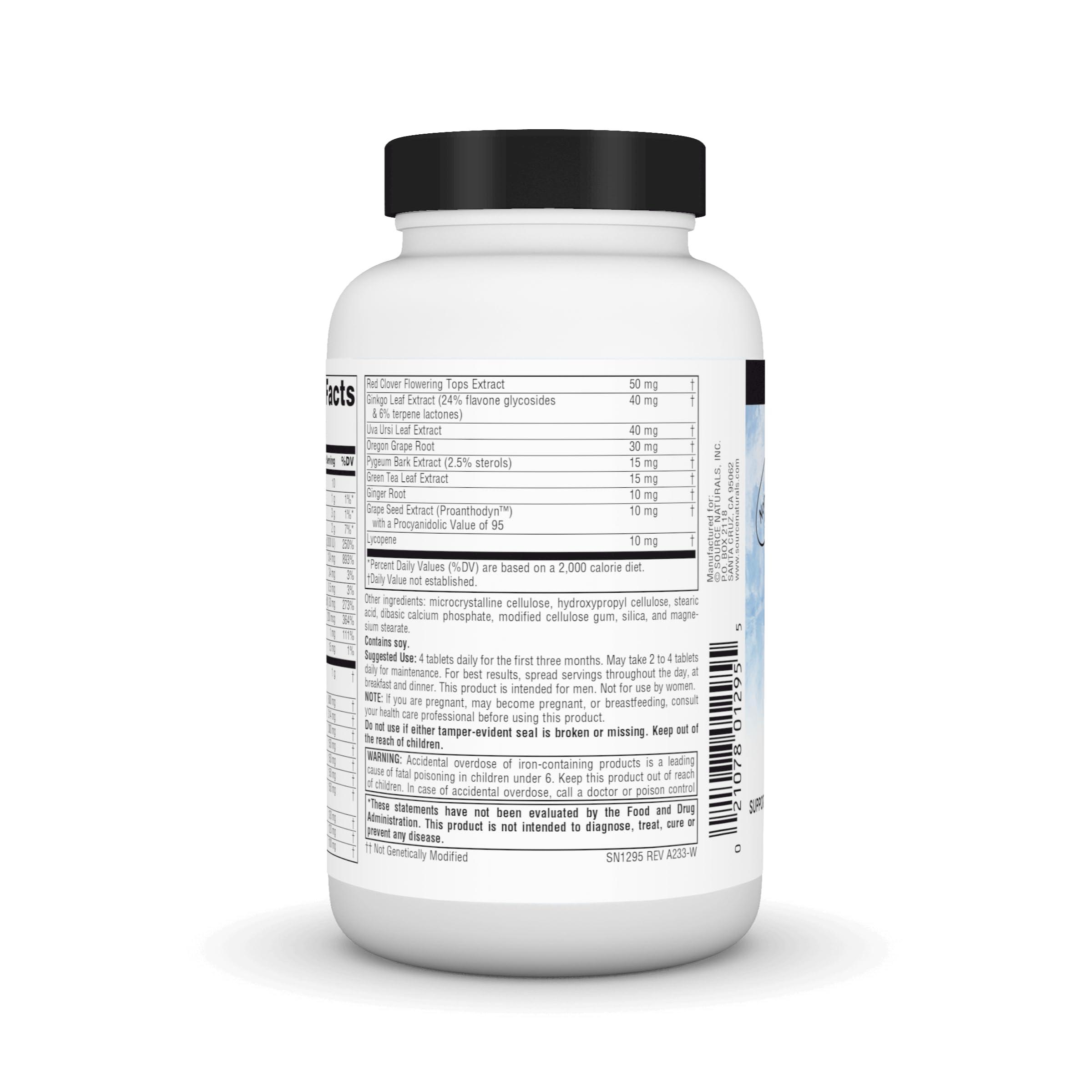 Prosta-Response packaging and tablets on a surface