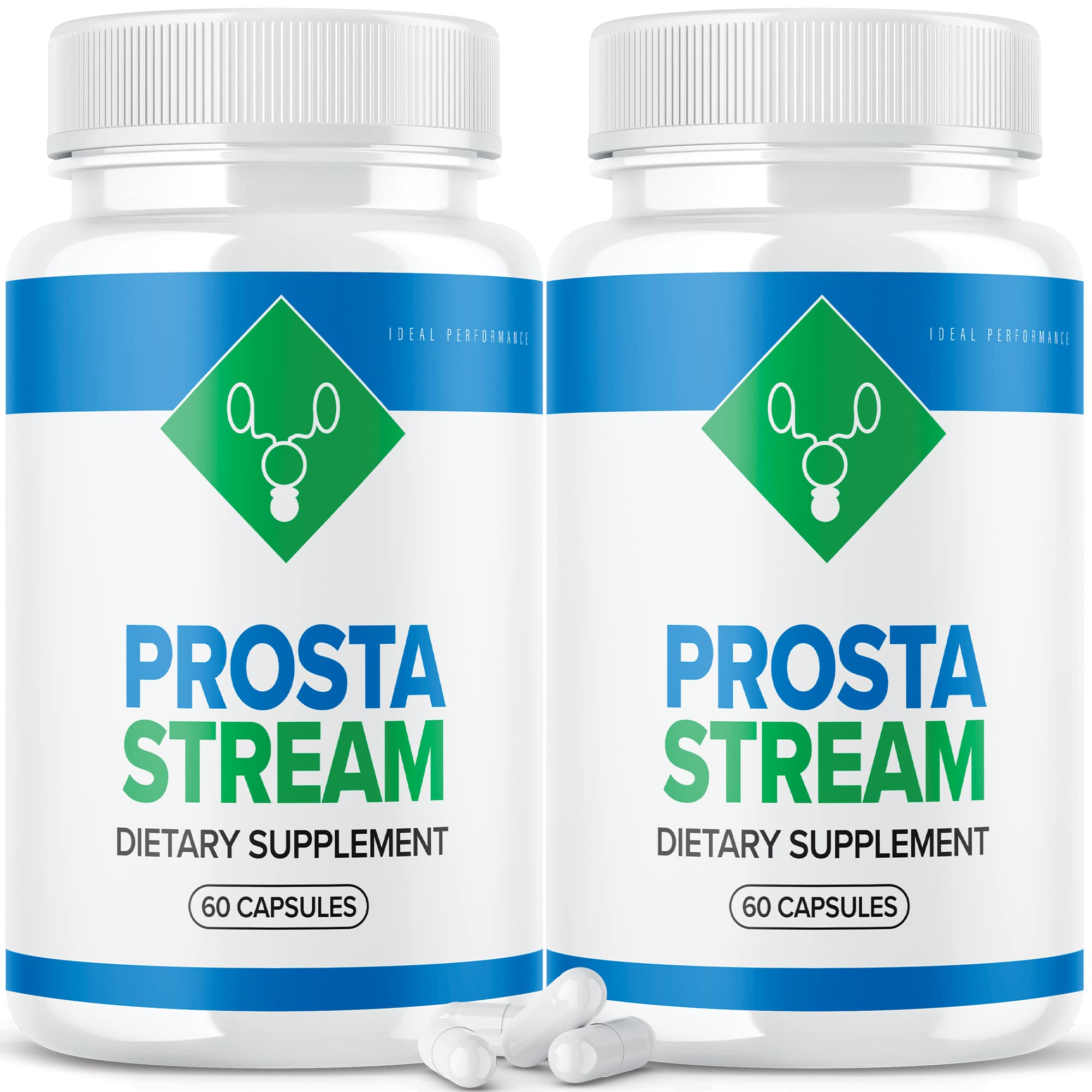 Ideal Performance 2 Pack Prosta Stream bottle with 120 capsules