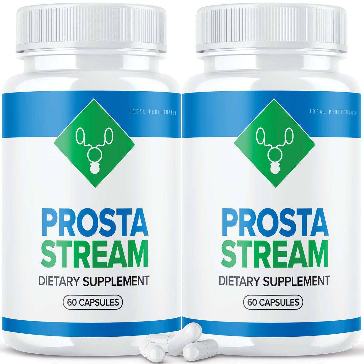 Ideal Performance 2 Pack Prosta Stream bottle with 120 capsules